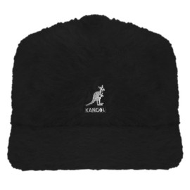 Kangol Men's Furgora Links, Trucker Shaped Baseball Cap in Iconic Furgora, Black (Medium)