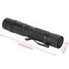 LED Flashlight Built in 1800mAh Lithium Battery IPX6 Waterproof Torch