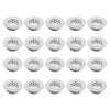 20Pcs Stainless Steel Ventilation Grille 19mm, Circular White Air Vent