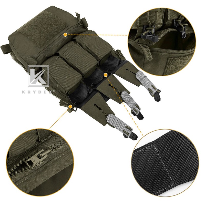 KRYDEX FCPC V5 Plate Carrier Tactical Vest Zip On Back