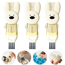 4 in 1 Cup Lid Cleaning Brush, Multifunctional Bottle Cleaning Brush, Cup Crevice Cleaning Tools, Easy to Clean and Storage, Cup Lid Gap Cleaner, Home Kitchen Cleaning Tools - 3Pcs