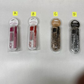 Clio Personal Hair Trimmer by Clio Dual Blades BeautyTrim Clear PKG - Zebra D