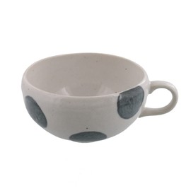 EAST Table Soup Cup, 13.8 fl oz (390 cc), Japanese Tableware, White