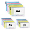 Logei Document Bag with Zip A4 + A5 + A6,