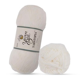 Yarn Bee Fine Yarn for Crocheting & Knitting – Soft Yarn Skein – 312 Yards of 100% Acrylic Yarn for Crocheting Blankets, Hats, & More – DIY Handcrafting Accessories