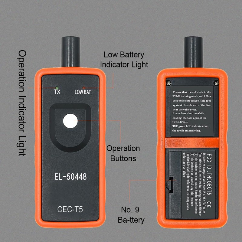 Mearo TPMS Relearn Tool, TPMS Programming Tool, EL-50448 Tire Sensor