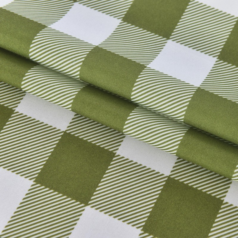 Essifunia Fringe Checkered Tablecloth with Tassel 52x70 Inch Rectangular -