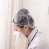 Disposable Shower Caps (100 Count) Clear Hair Cap 100-Pack 4ea