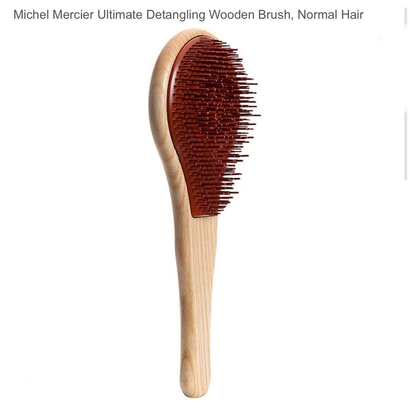Michel Mercier Ultimate Detangling Wooden Brush, Normal Hair