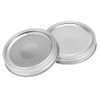 Stainless Steel SplitType Mini Glass Jar Lids Container Sealing Cover