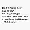 C.S. Lewis Quote About Life Bumper Sticker Vinyl Decal 5