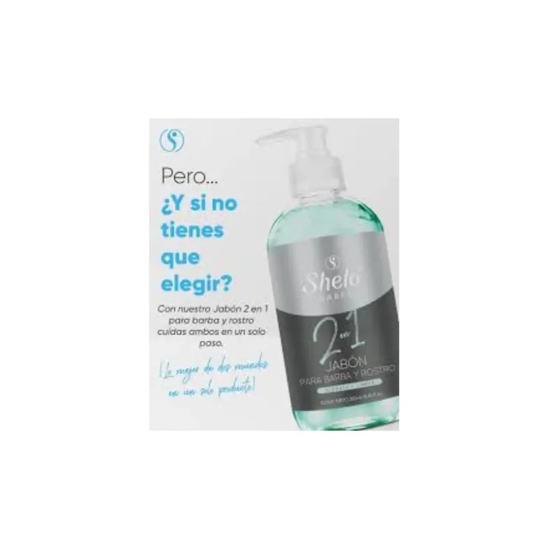 2 En 1 Jabón Para Barba Y Rostro Frescura Y