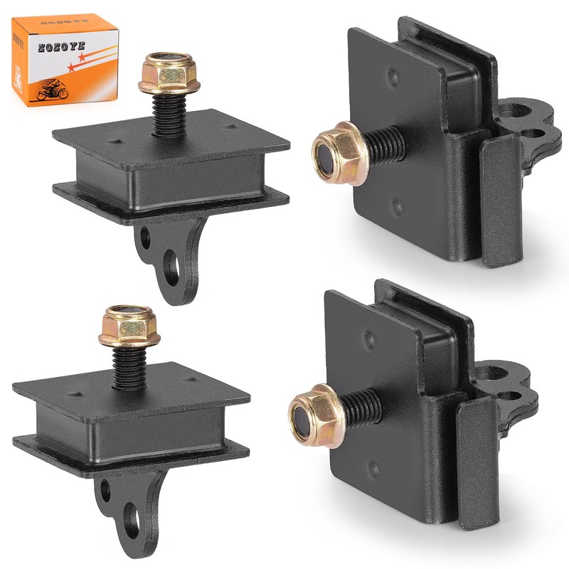 Bottom and Top Engine Mount Rubber Damper Kit Compatible with