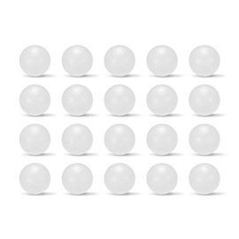 sourcing map 8mm PP Solid Plastic Balls, Precision Bearing Ball 20pcs