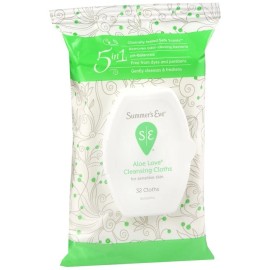 Summer's Eve Daily Gentle Cloths Aloe Love 32 EA
