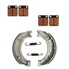 Factory Spec Front Brake Pads & Rear Brake Shoes, for