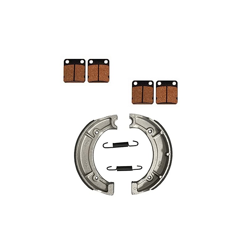 Factory Spec Front Brake Pads & Rear Brake Shoes, for