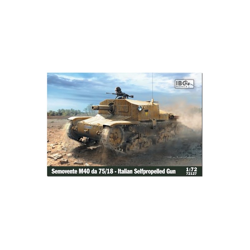 IBG PB72127 1/72 Italy Semovente da 75/18 Assault Gun Plastic