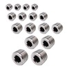 Metalwork 5 Sizes 304 Stainless Steel Pipe Fitting, Hex Countersunk