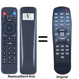 TCNOUMT Replacement Remote Control intended for NAD CD 7 C-516BEE/C-515BEE CD Player