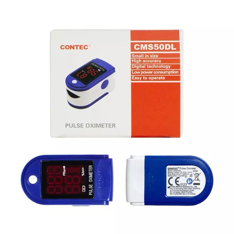 CONTEC Finger Pulse Oximeter Blood Oxygen SpO2 Monitor Contec CMS50DL