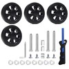 Suitcase Wheels Replacement 360 Spinner Luggage Wheel Kits - 60mm