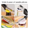Adjustable Can Opener, Easy Open Adjustable Grip Jar Opener, New