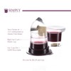Cups Pre-filled Communion Cups - Tray & Seatback Pew Compatible