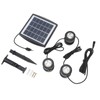 Outdoor Solar Lawn Lights Waterproof 2200mAh Battery Warm White Light