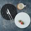 EAST table Flat Plate, 9.8 inches (25 cm), Slate Tone,