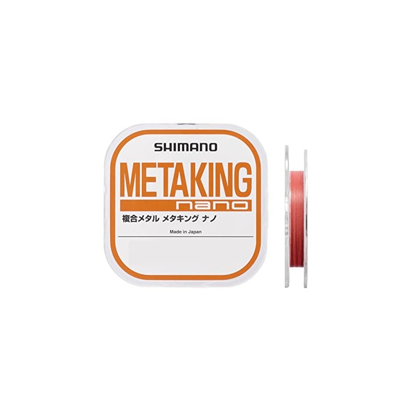 Shimano Line Metal Line Meta-King Nano 21m No. 0.008 Orange