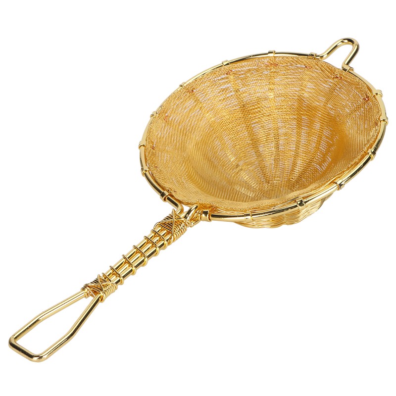 Tea Infuser Strainer Pure Copper Reusable Loose Leaf Teapot Filter
