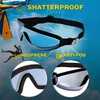 Birdz Eyewear Wing Sports Goggles w/Padded Frame Blue Lenses Great
