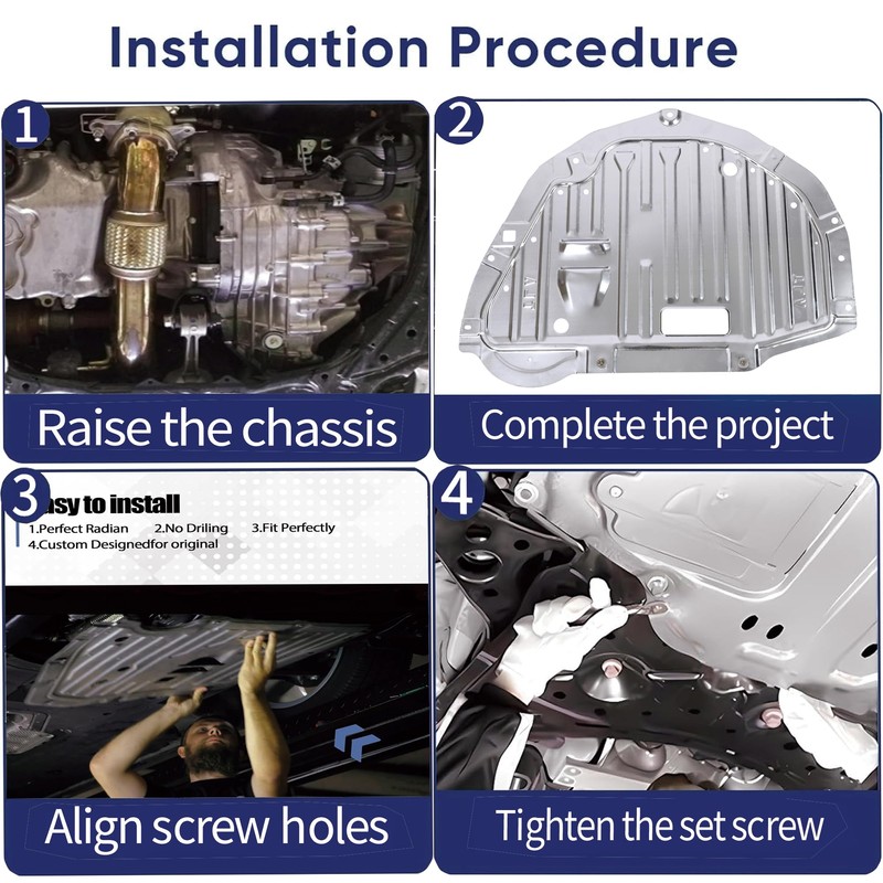 Engine Splash Shield Guard Compatible with Honda CR-V CRV EX