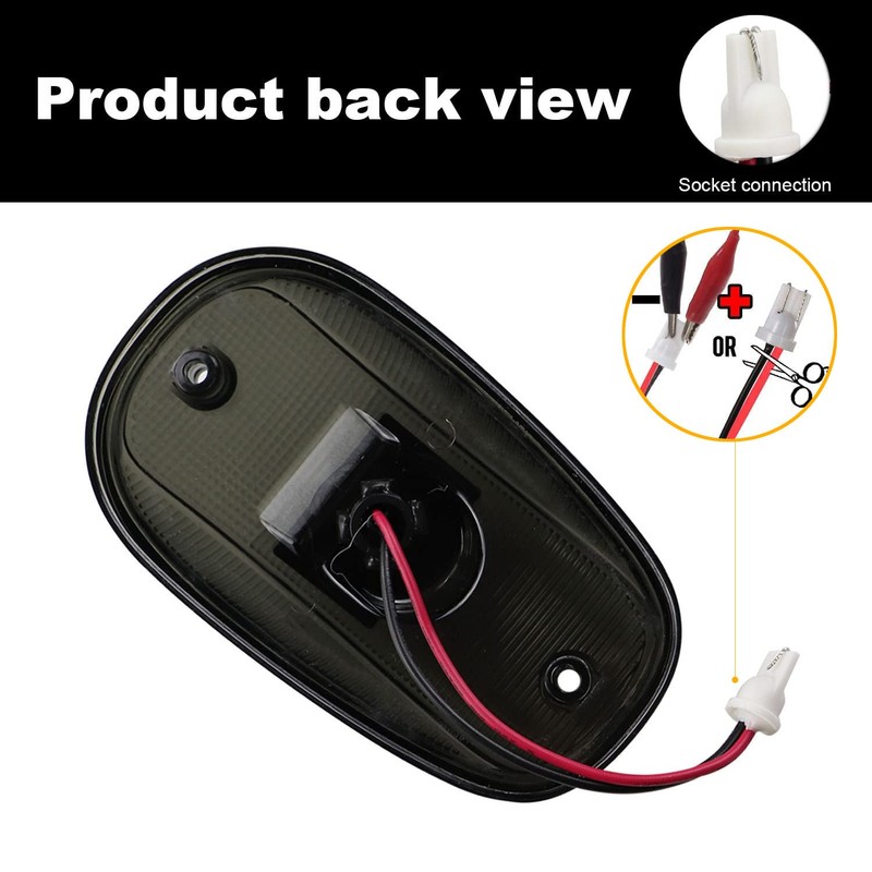 Tresound Cab Roof Marker Lights for 2003-2016 Dodge Ram 1500