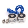 Namvo2pcs KK-P20/15 3KG Suction Electromagnet Solenoid DC 12V Lifting Holding