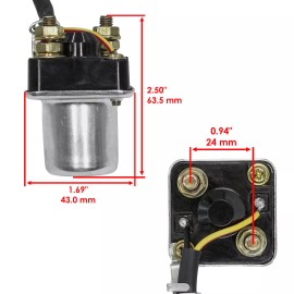 Caltric Starter Solenoid Relay for Polaris SLX Pro 785 1997 1998 1999 2000 Pwc New