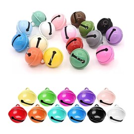 50PCS Bells for Crafts 22mm, Jingle Bells Christmas Home and Pet Decorations, Cheerful Sound Craft Bells, Small Bells Good Looking and Utility, Used for Holiday Home Decoration