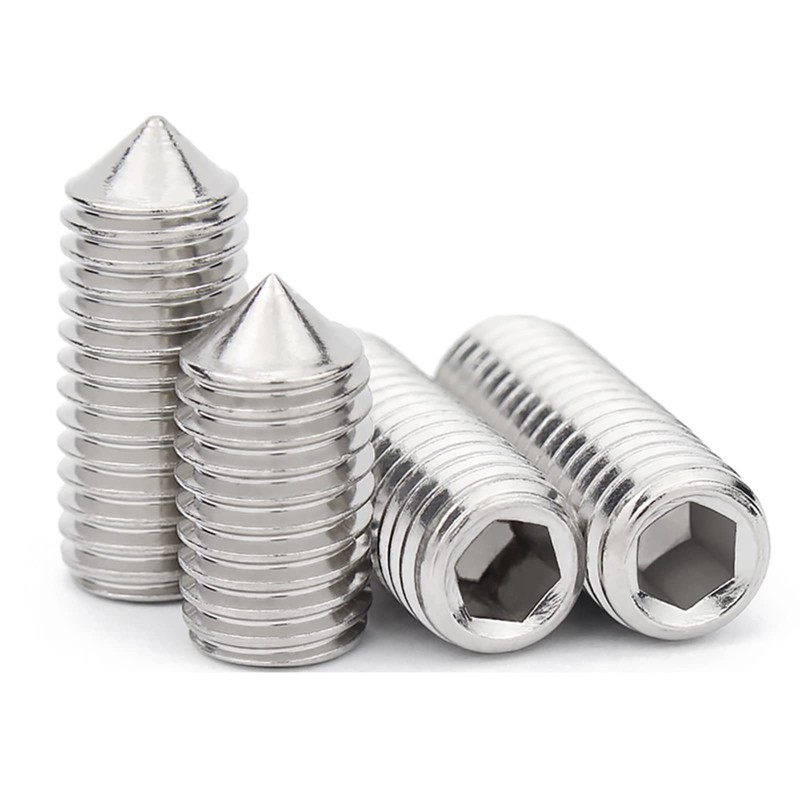 HanTof 340Pcs Metric M2.5/M3/M4/M5/M6/M8 304 Stainless Steel Allen Head Hex