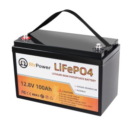 BtrPower 12V LiFePO4 Lithium Battery 50Ah 100Ah 140Ah 200Ah 200AhPlus Deep Cycle - 12V 100Ah