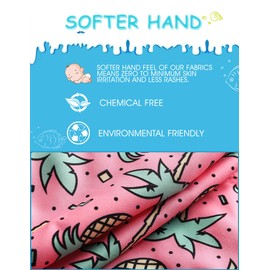 MaaMgic Boys Swim Trunks Swim Shorts Toddler Bathing Suit Quick Dry Beach Board Shorts for All Ages,Palmpineapple Pink,14-16 Years