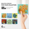 Van Gogh Flowers Drinks Absorbent Coasters with Holder Set of