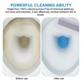 Pumice Stone 6 Packs Long Handle Toilet Bowl Cleaner Eco Friendly Toilet Stain Remover Scouring Sticks for Kitchen Bath Pool Grills Cleaning