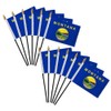 Montana 4x6in Stick Flag - 1 dozen pack