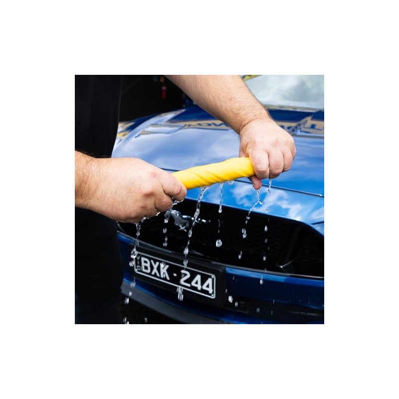 Meguiar's Microwipe Super-Glide Chamois - Microfibre Chamois Towel for Cars