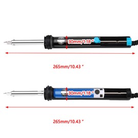 Electric Vacuum Desoldering Iron, Automatic Handheld Repair Solder Sucker Pump Tool with 2 Pcs Suction Tips and Cleaning Pin