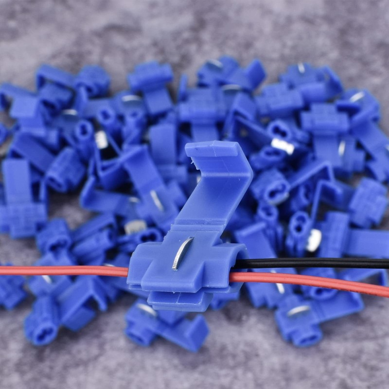 AccEncyc 60Pcs Solderless Quick Splice Wire Connectors 18-14 AWG Splice
