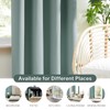 Melodieux Blackout Curtains for Bedroom Cotton Curtains 84 inch Length