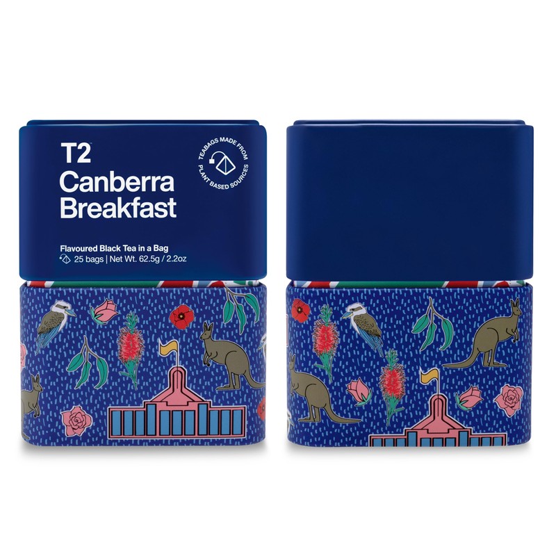T2 Canberra Breakfast Black Tea, Black Teabags in T2 Icon