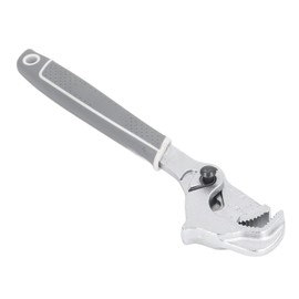 Self Adjusting Pipe Wrench 12in Quick Release 180°Head Ergonomic Thin Shape Non Slip Grip High Carbon Steel Material Suitable for Plumbers